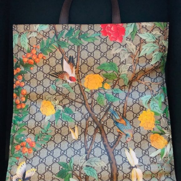 Gucci Tian Bird Tote - Picture 3 of 14